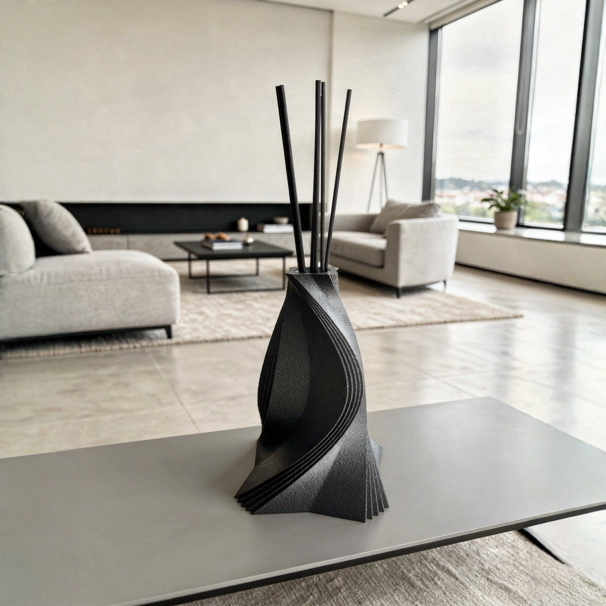 Duftvase Enya Schwarz Bild 3