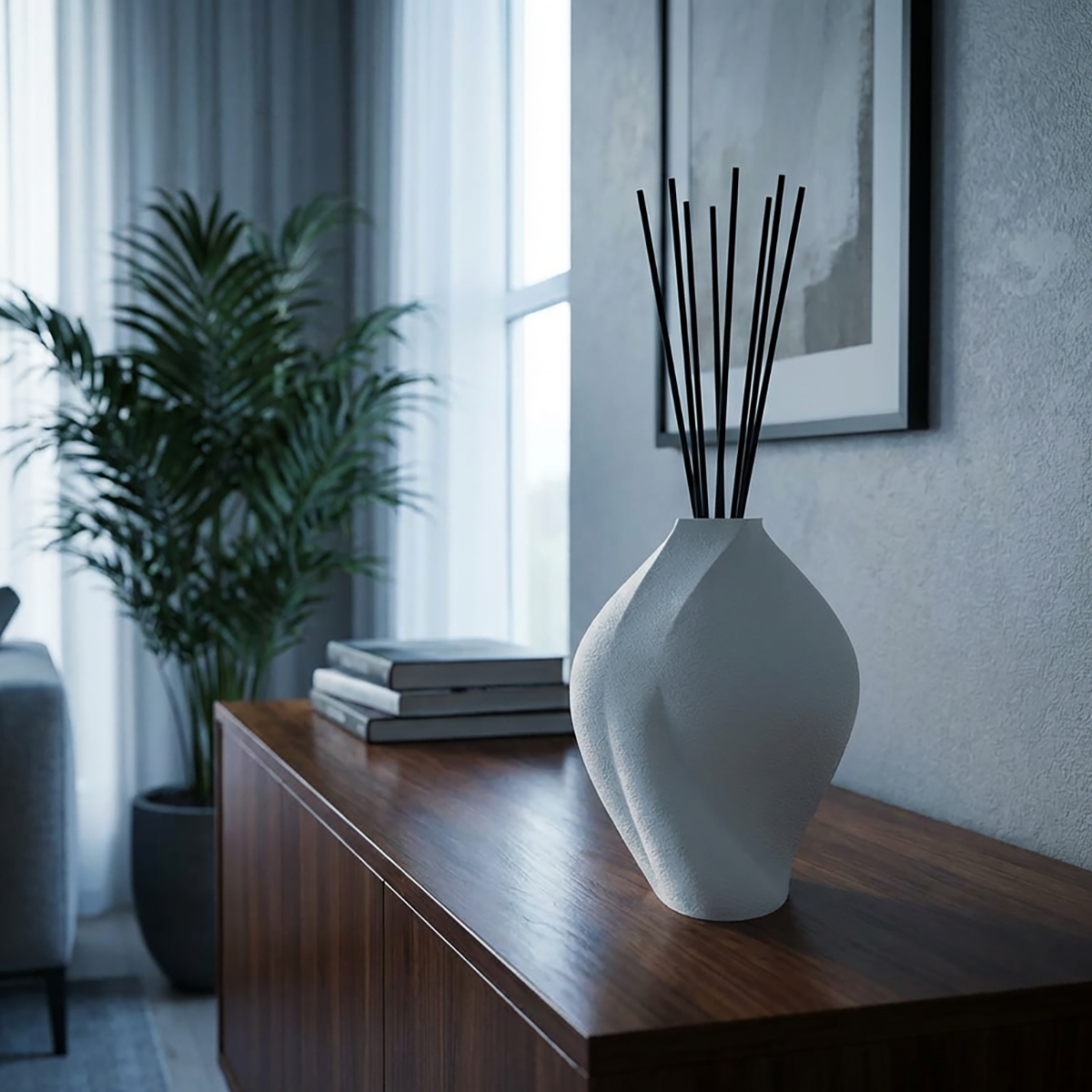 Duftvase NURIA Weiss Bild 2