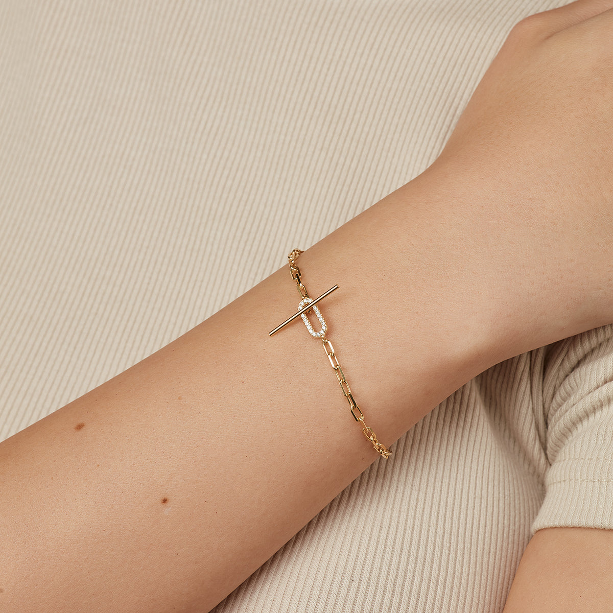 JamilaT VerschlussmitZirkonia SteineArmband