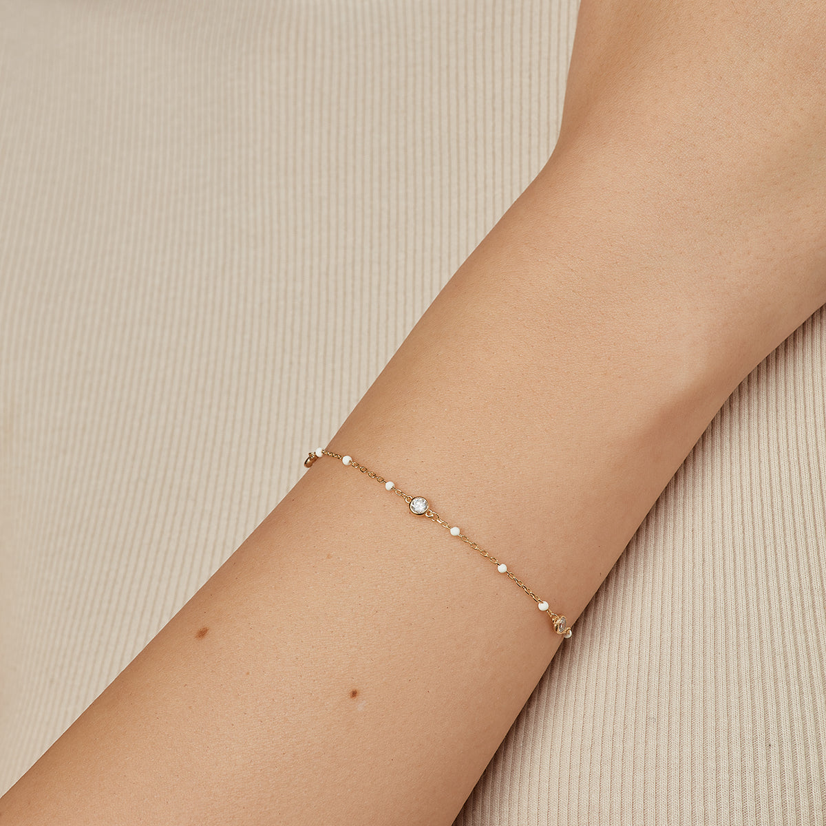 Mayla Emaille Zirkonia Steine Armband