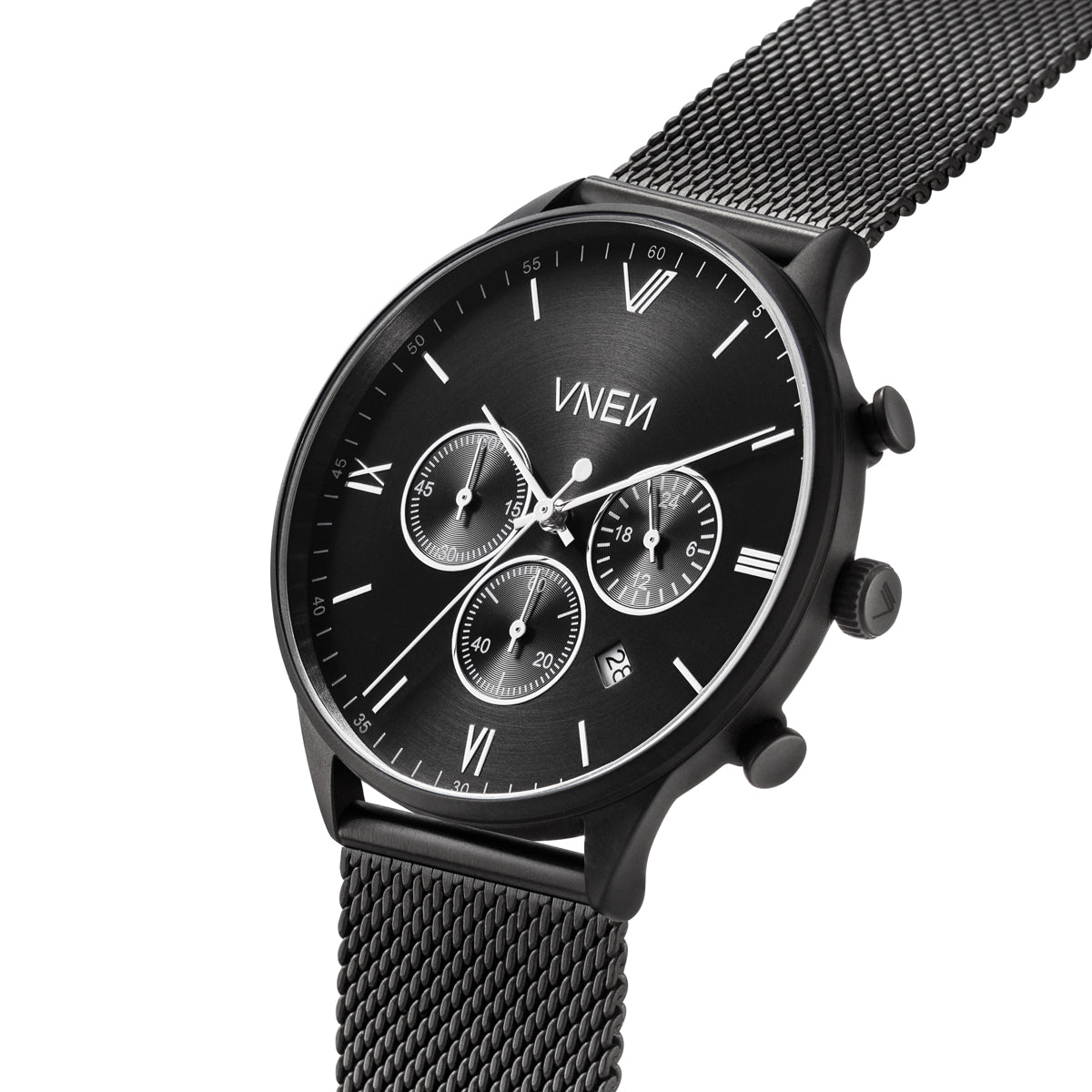 Munis Chrono Schwarz Schwarz Mesh Schwarz Schraeg