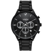 Munis Chrono Schwarz Metall Front