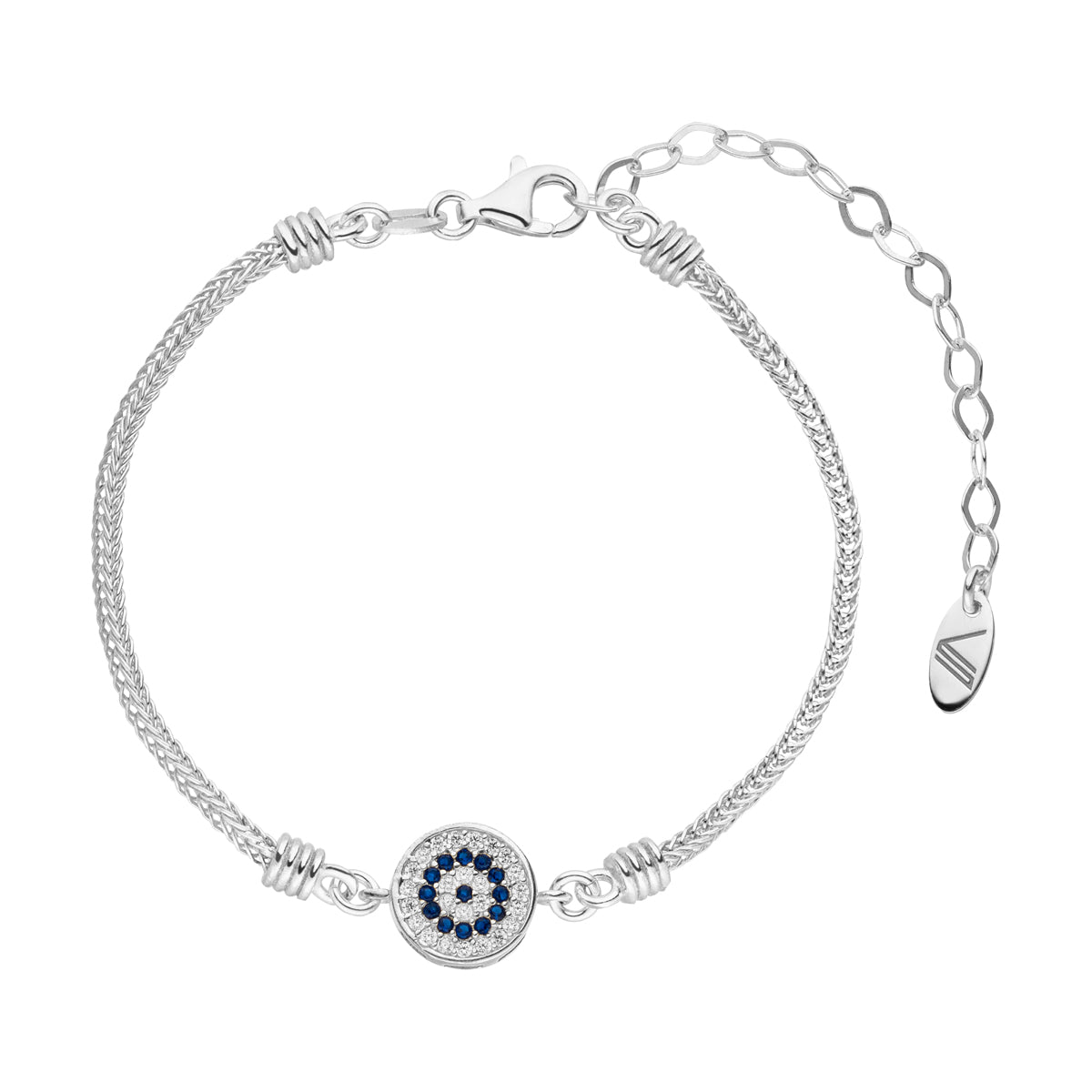 Nazar Schlangenarmband Silber 925 Sterling Silber