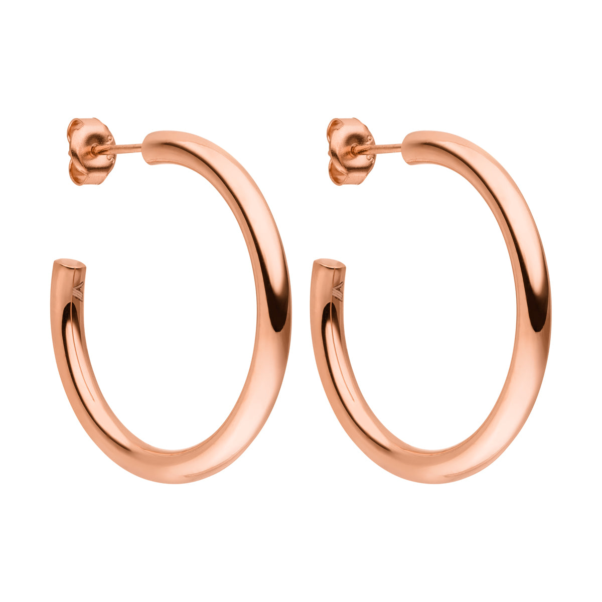 Talaya Creolen Ohrringe Rosegold 925 Sterling Silber