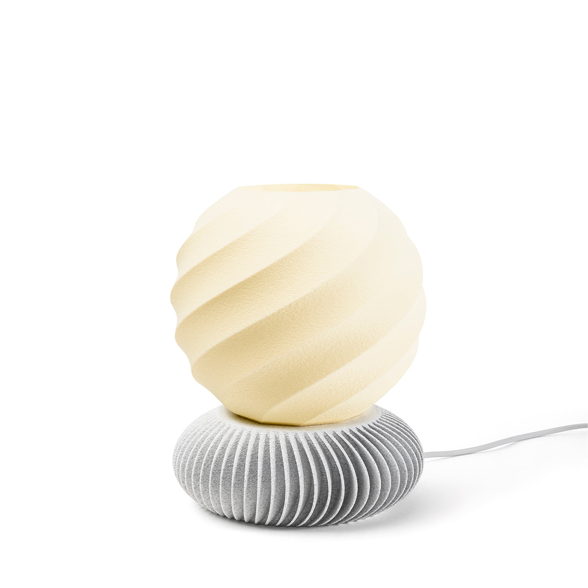 Tischlampe Orb Twist mit Base Vento Beige Tag