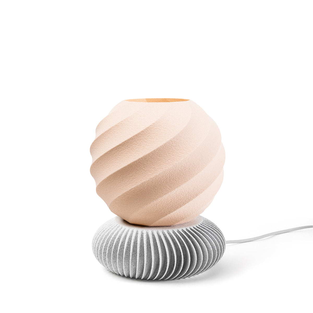 Tischlampe Orb Twist mit Base Vento Pink Tag