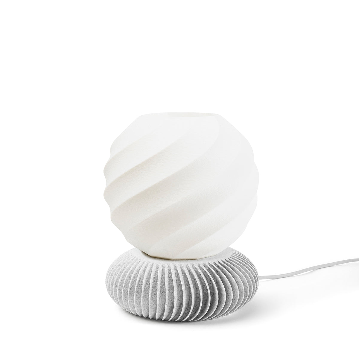 Tischlampe Orb Twist Tag mit Vento Base Weiss