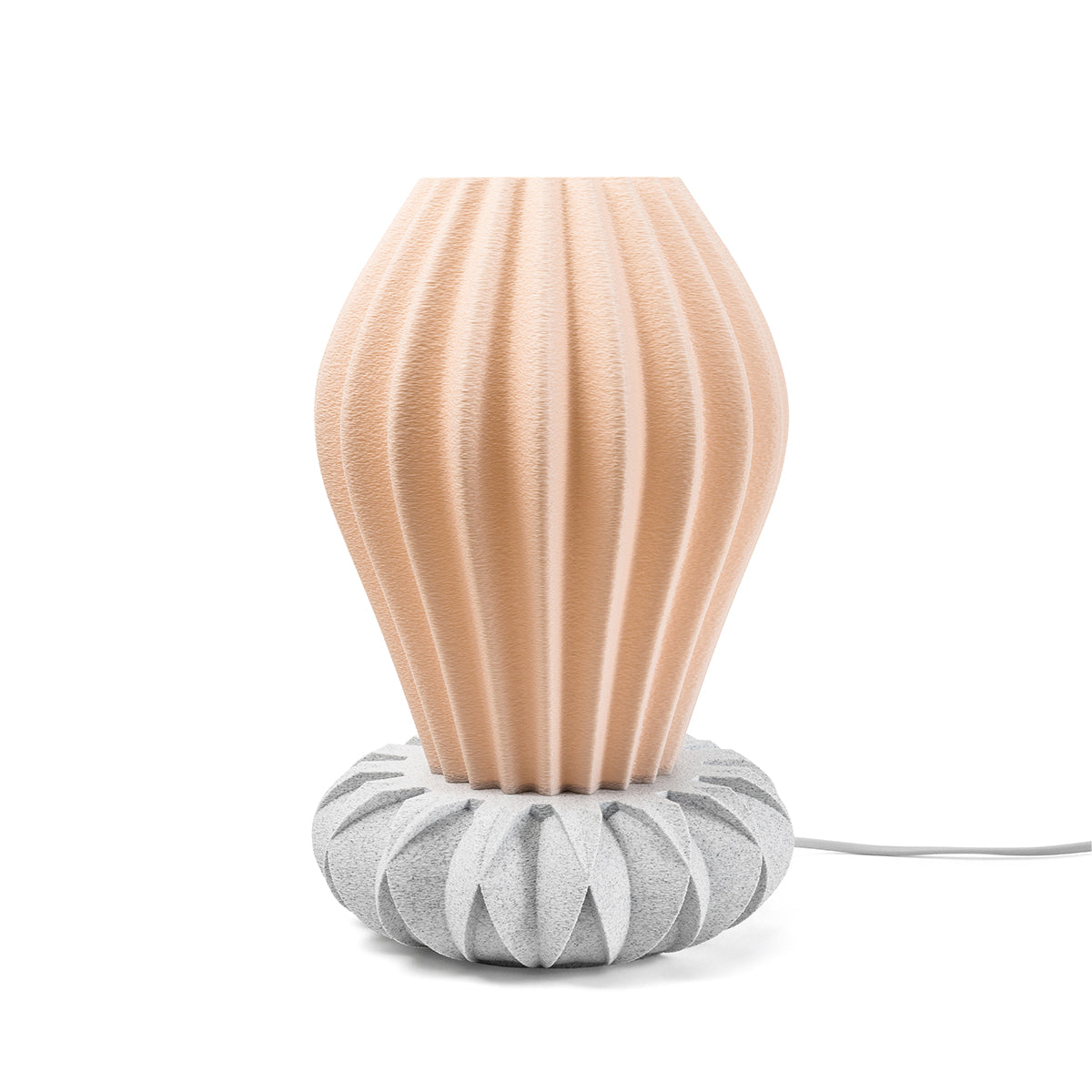 Tischlampe Vela Linea mit Base Flora Pink Tag