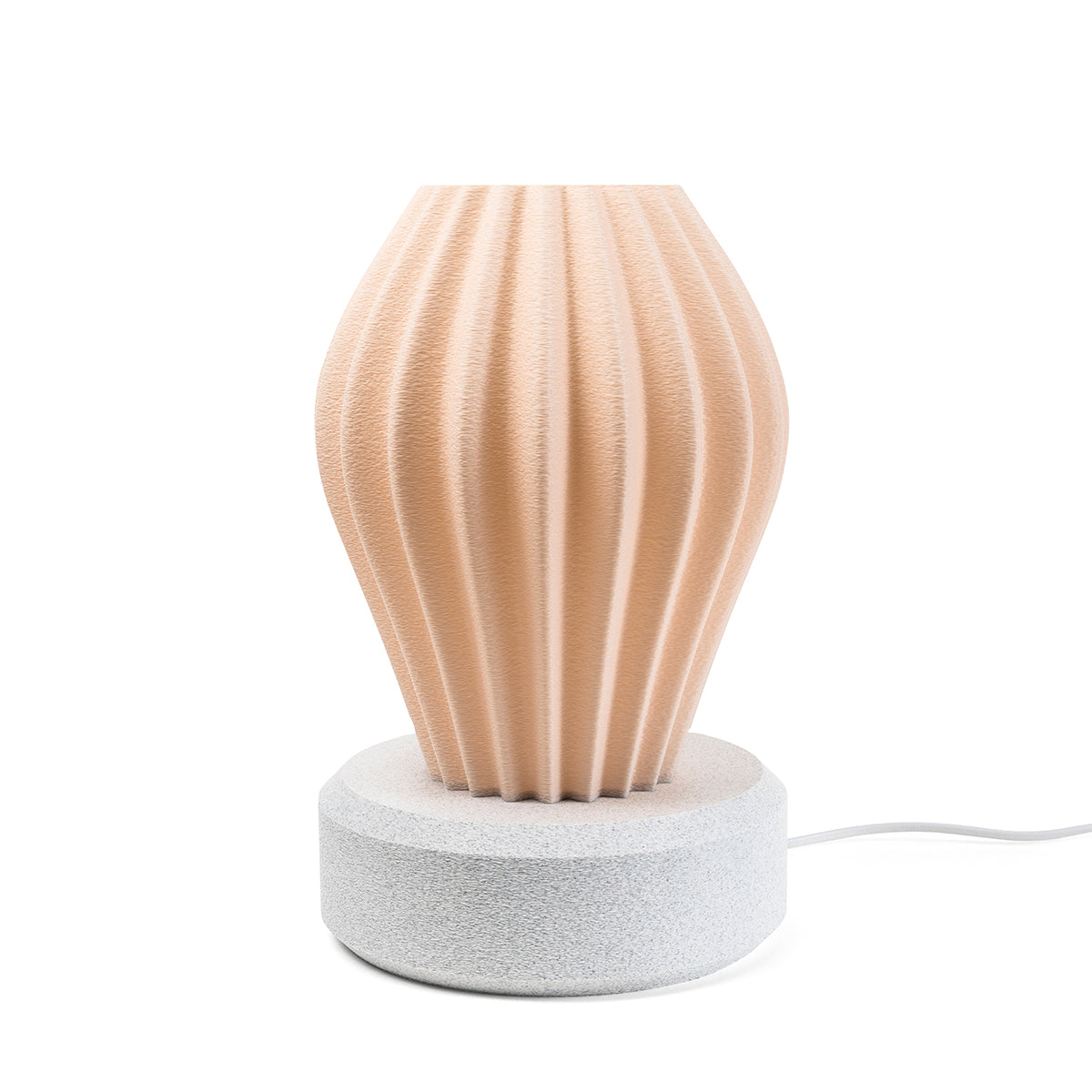 Tischlampe Vela Linea mit Base Luna Pink Tag