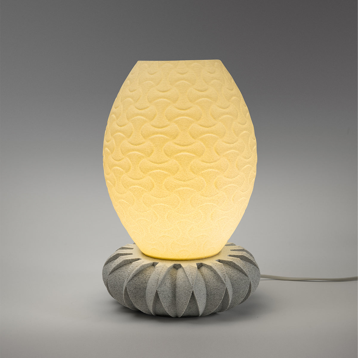 Tischlampe Vortex Vintega mit Base Flora Nacht