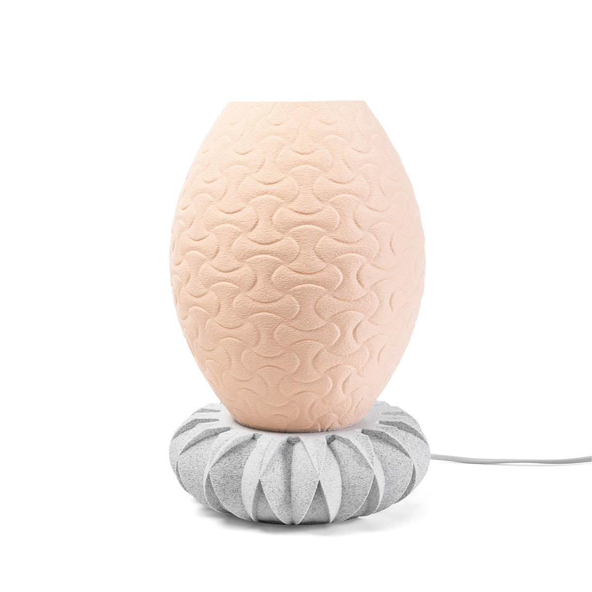 Tischlampe Vortex Vintega mit Base Flora Pink Tag