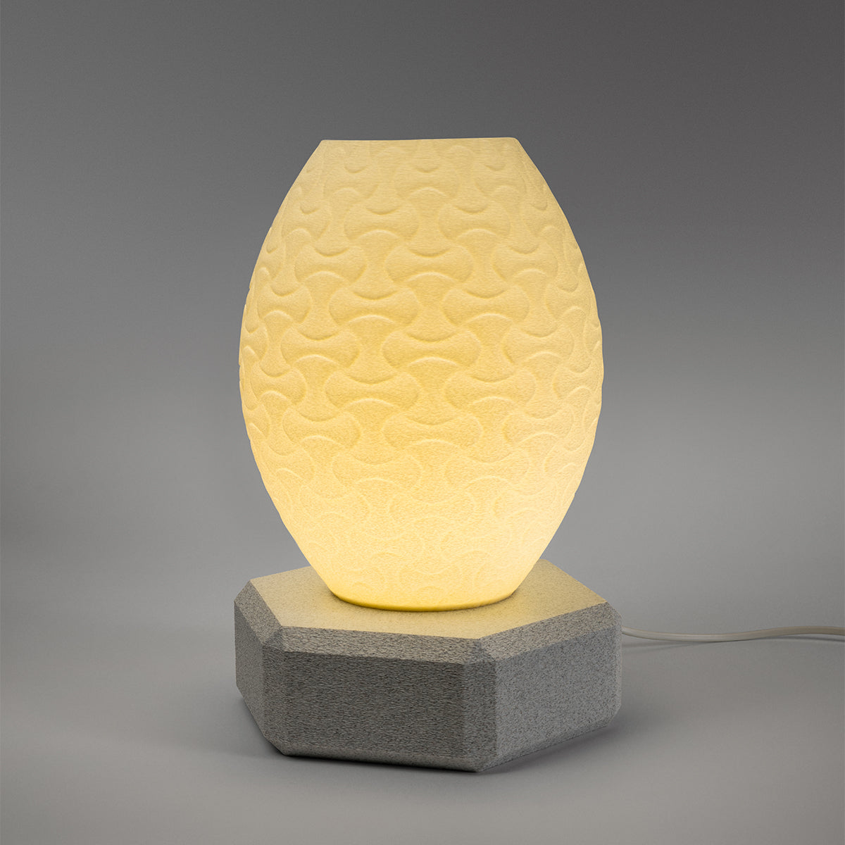 Tischlampe Vortex Vintega mit Base Hexa Nacht