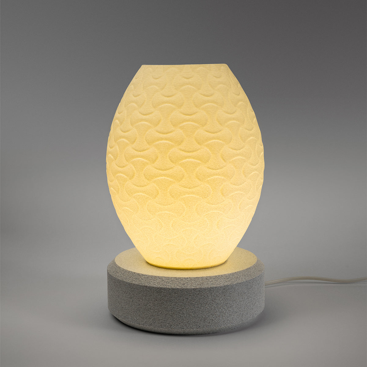 Tischlampe Vortex Vintega mit Base Luna Beige Nacht