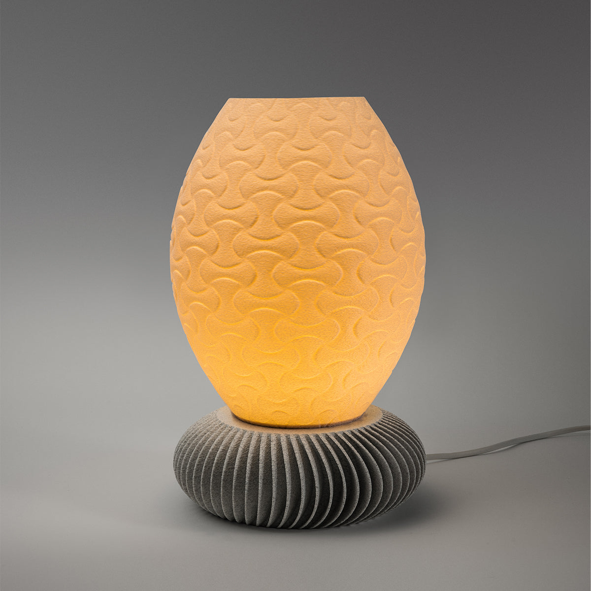 Tischlampe Vortex Vintega mit Base Vento Pink Nacht