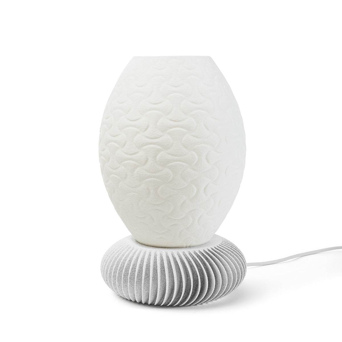 Tischlampe Vortex Vintega mit Base Vento Weiss Tag