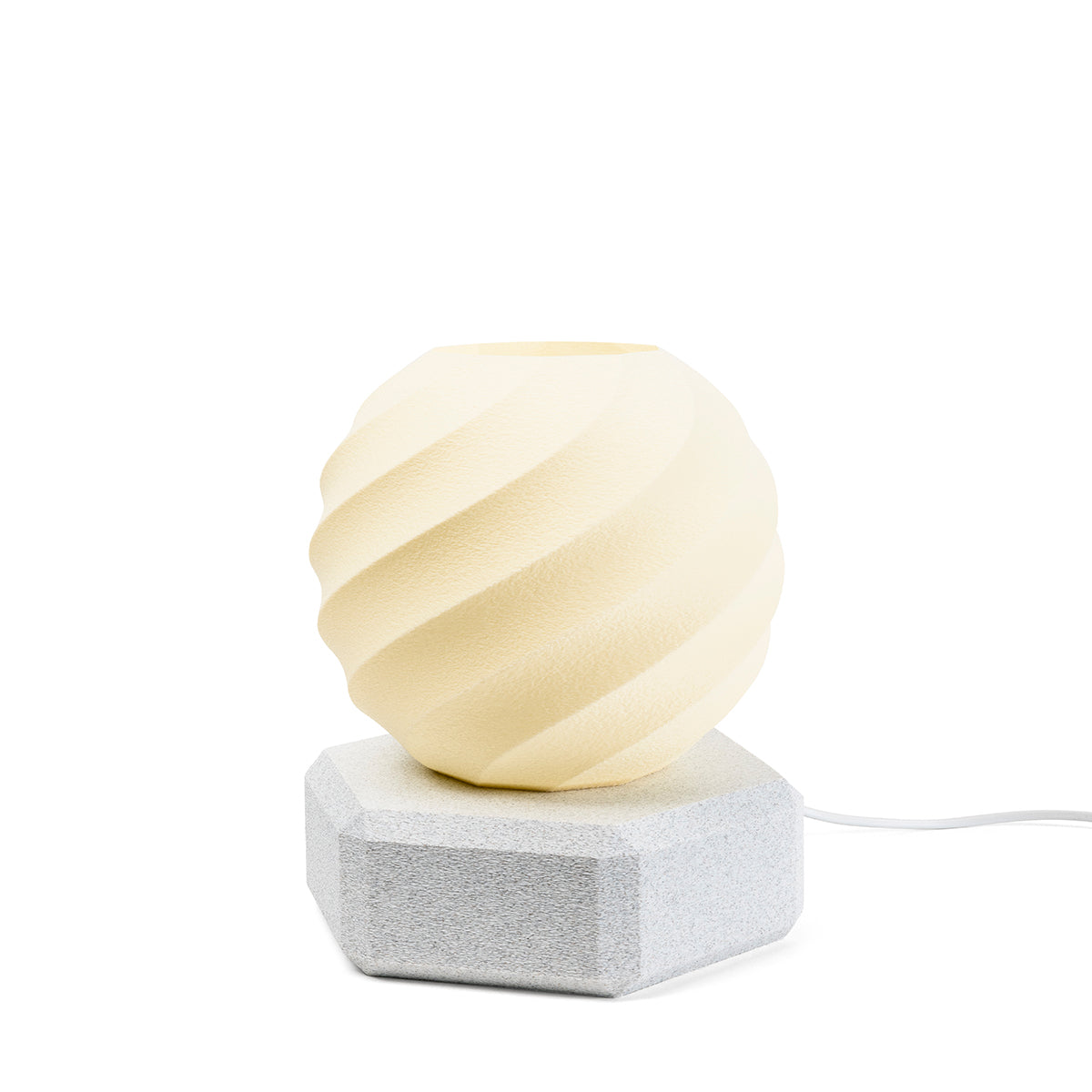 Tischlampe Orb Twist mit Base Hexa Beige Tag