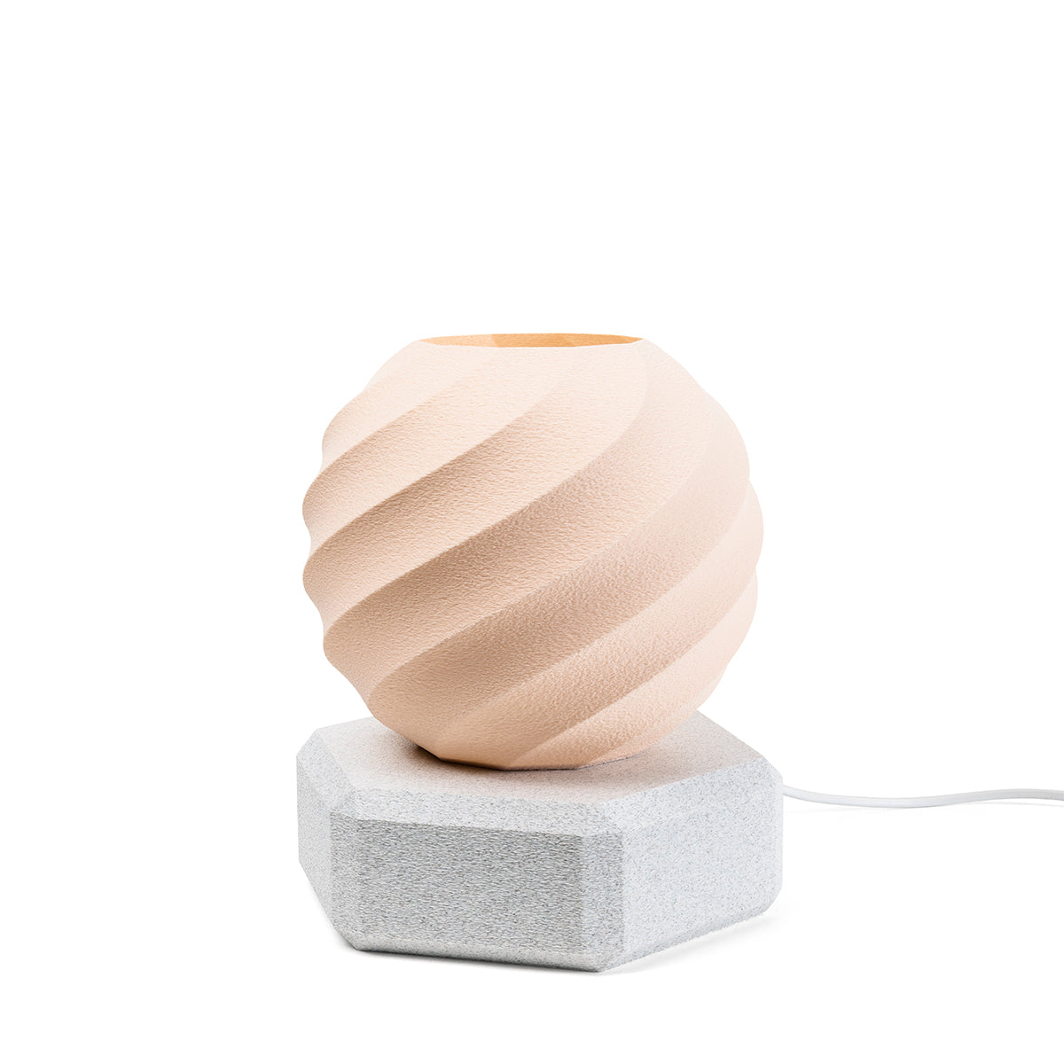 Tischlampe Orb Twist mit Base Hexa Pink Tag