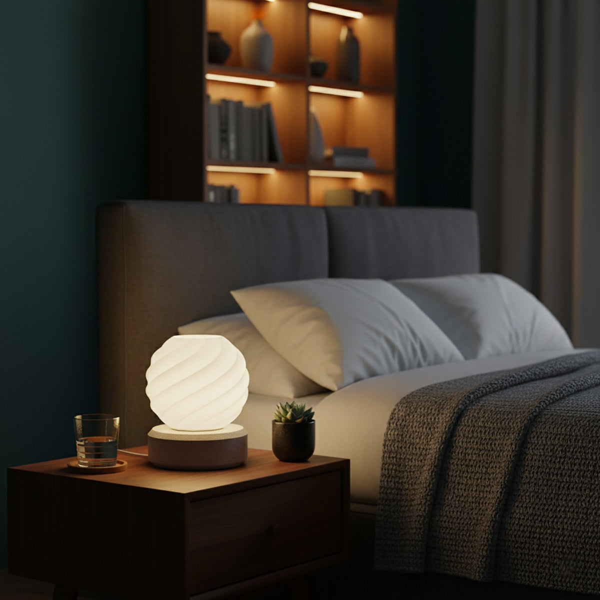 Tischlampe Orb Twist mit Base Luna Bild