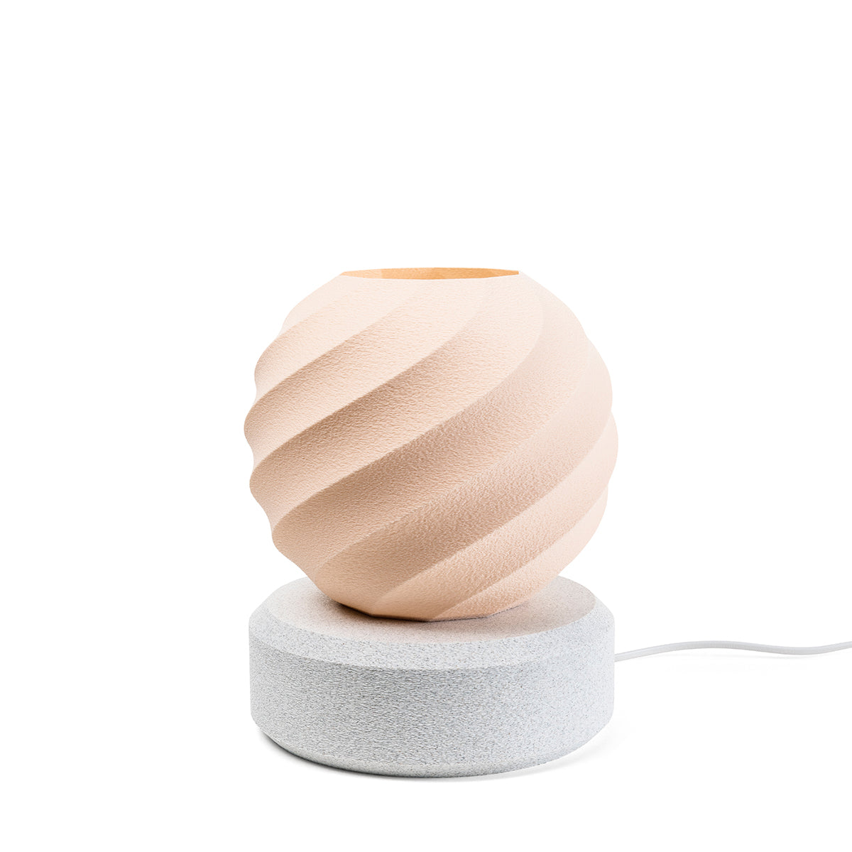 Tischlampe Orb Twist mit Base Luna Pink Tag