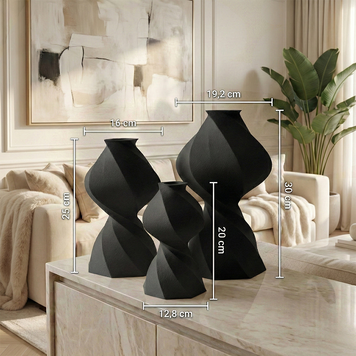 Vase Formira Ink Black VNEN 2