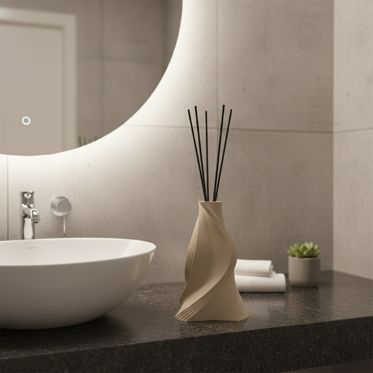 Duftvase Enya Beige Bild 7