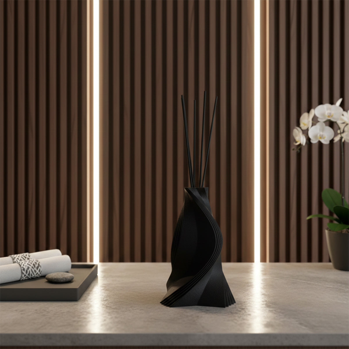 Duftvase Enya Schwarz Bild 6