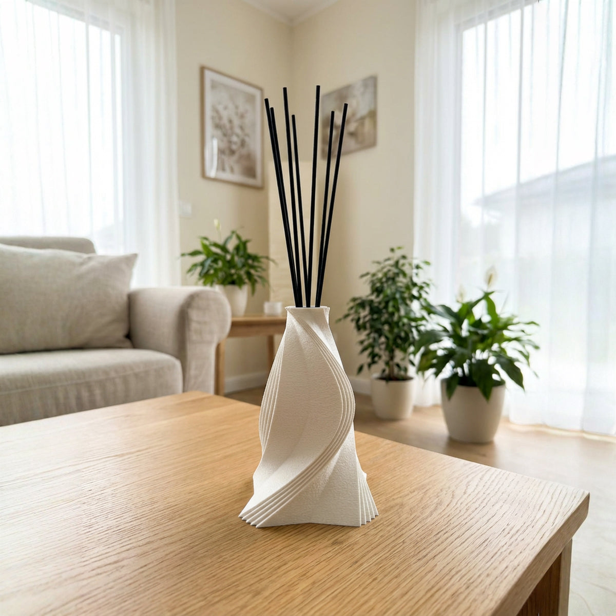 Duftvase Enya Weiss Bild 1