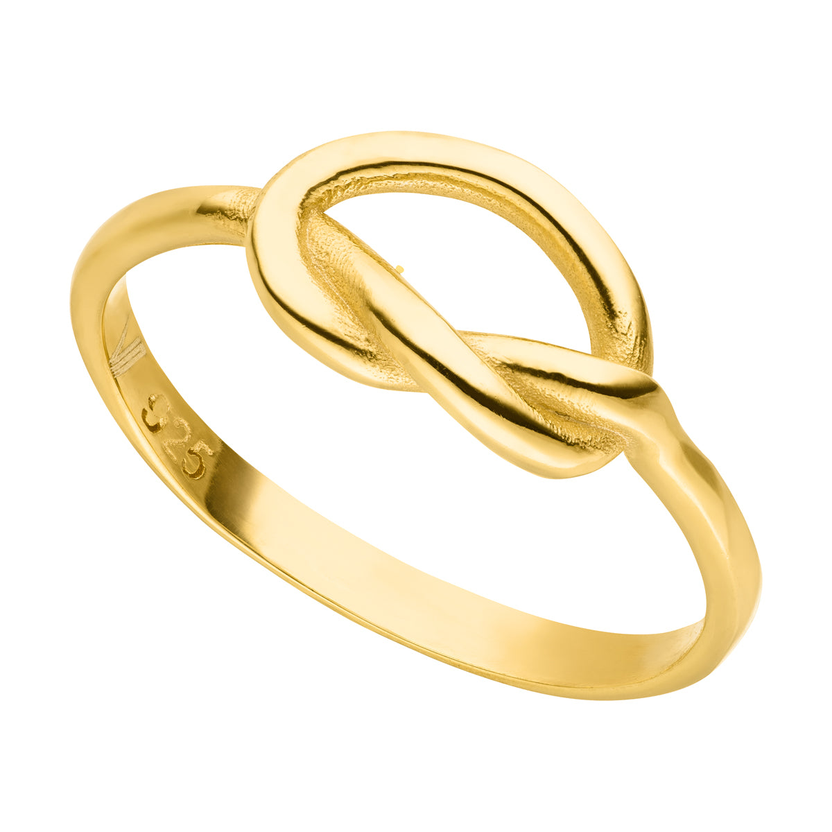 Ellena Knotenring Gold 925 Sterling Silber