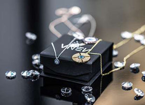 Halsketten Schmuck Banner Phone Portrait