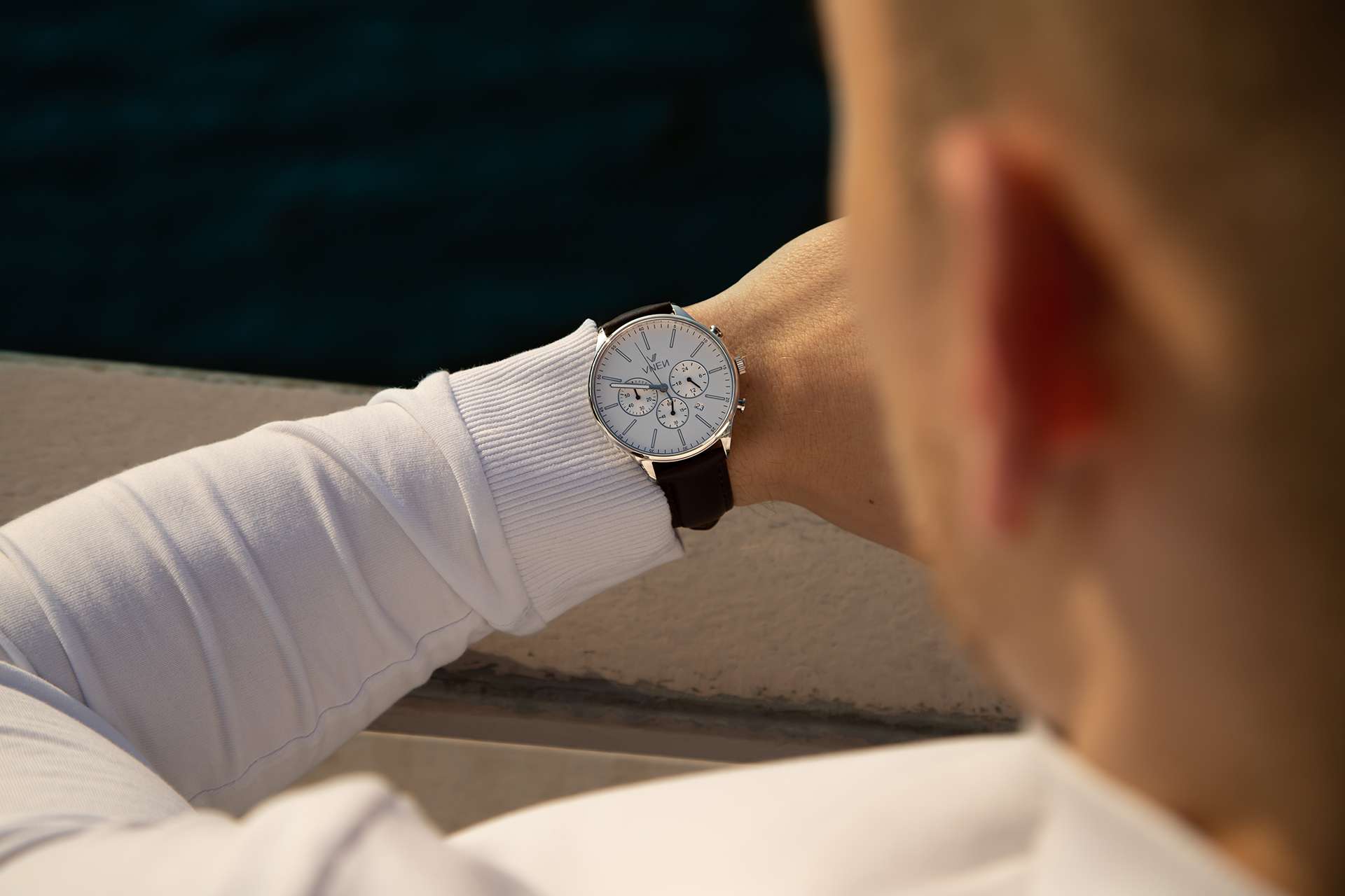 Herrenuhren Munis Weiss Slider