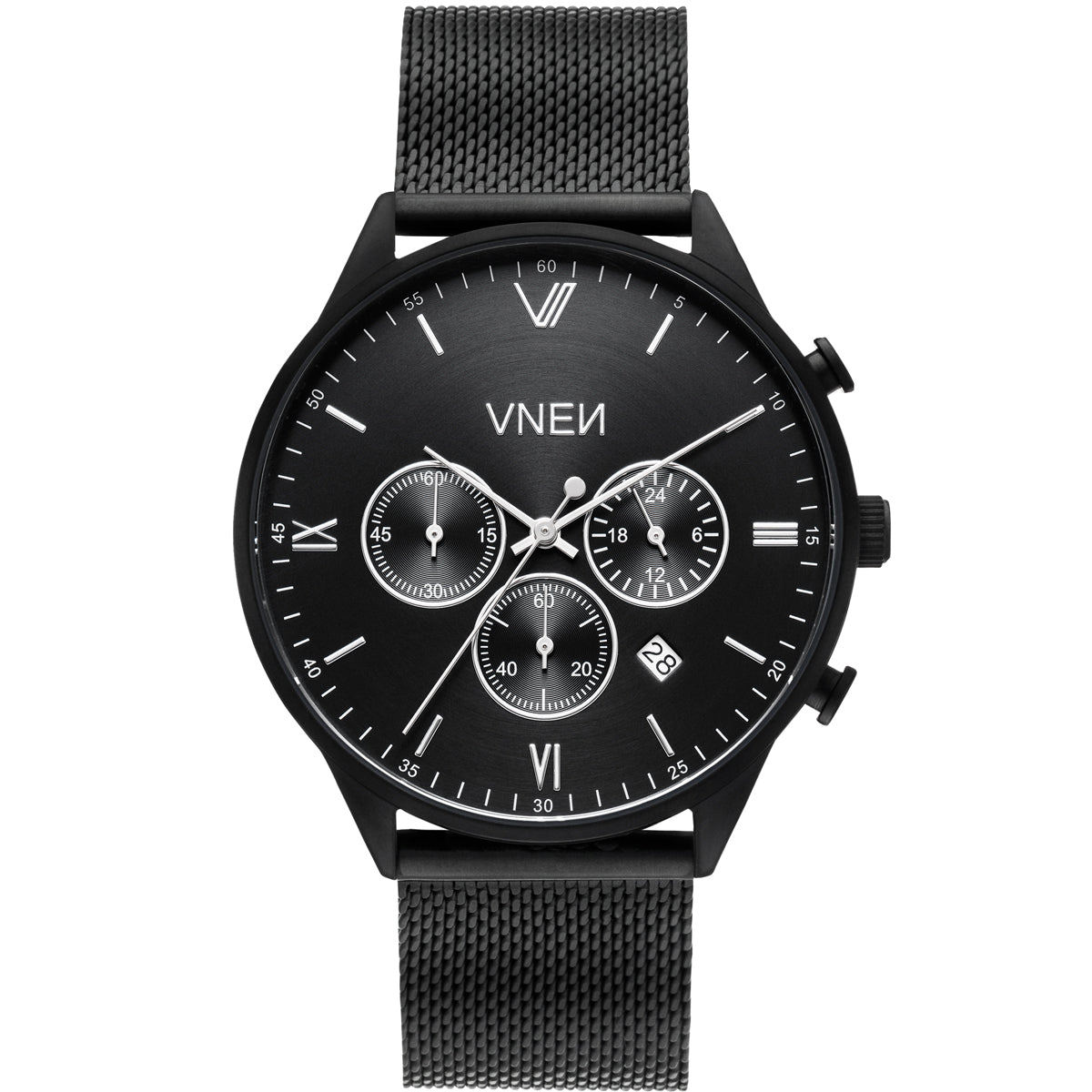 Munis Chrono Schwarz Schwarz Mesh Schwarz Front