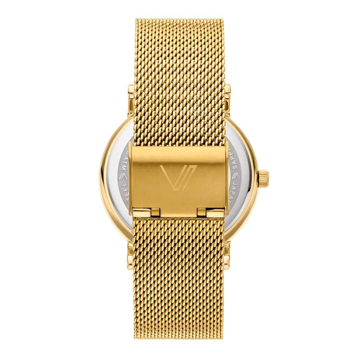 Nevra Gold Schwarz Mesh Gold Rueckansicht