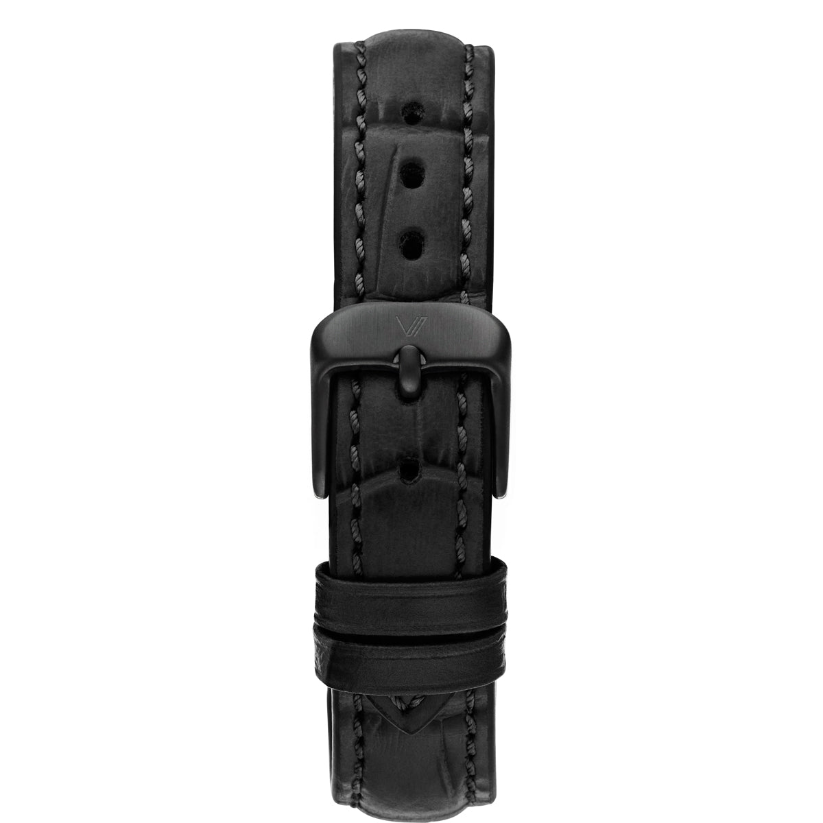 Uhrenarmband Leder Schwarz Allign.16mm Schwarz