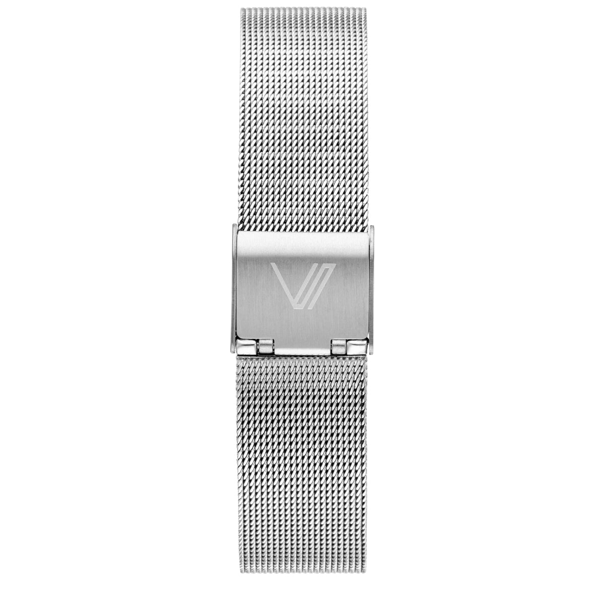 Uhrenarmband Mesh Silber 176mm 16mm