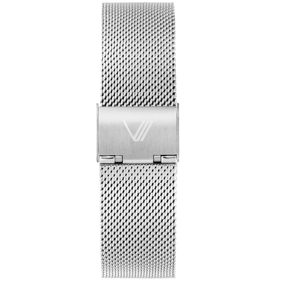 Uhrenarmband Mesh Silber 196mm 20mm