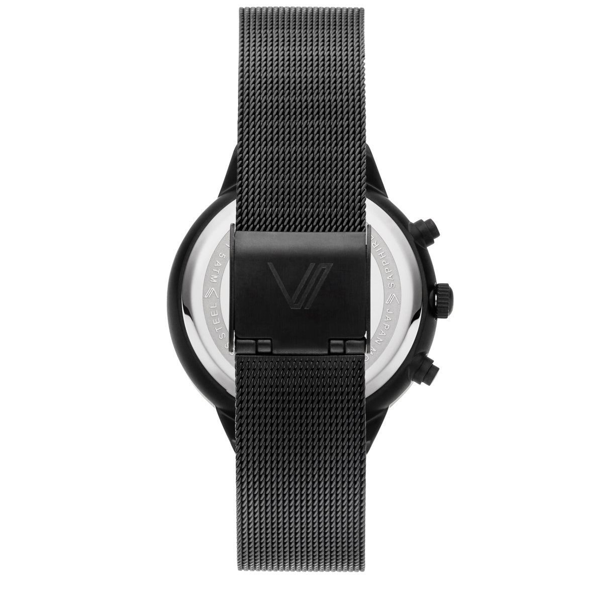 Vaveyla Chrono Schwarz Schwarz Mesh Schwarz Rueckansicht
